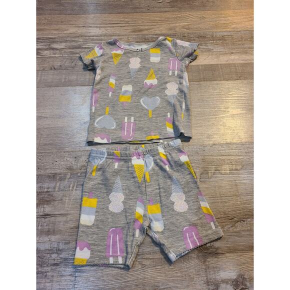 Carter's 2t girls ice cream print pajama set - Picture 1 of 5